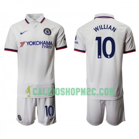 Chelsea WILLIAN 10 Bambino Maglia Trasferta 2019/2020 Manica Corta (+ Pantaloncini)